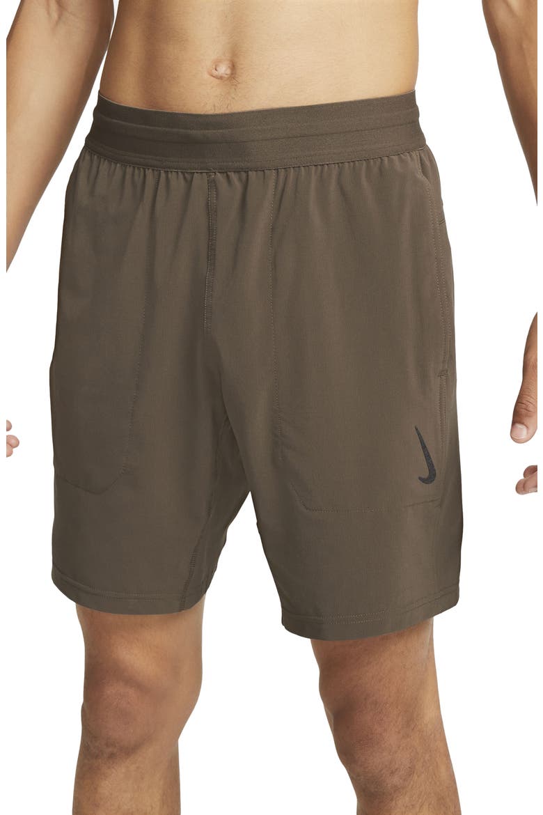 Dri-FIT Flex Pocket Yoga Shorts, Main, color, IRONSTONE