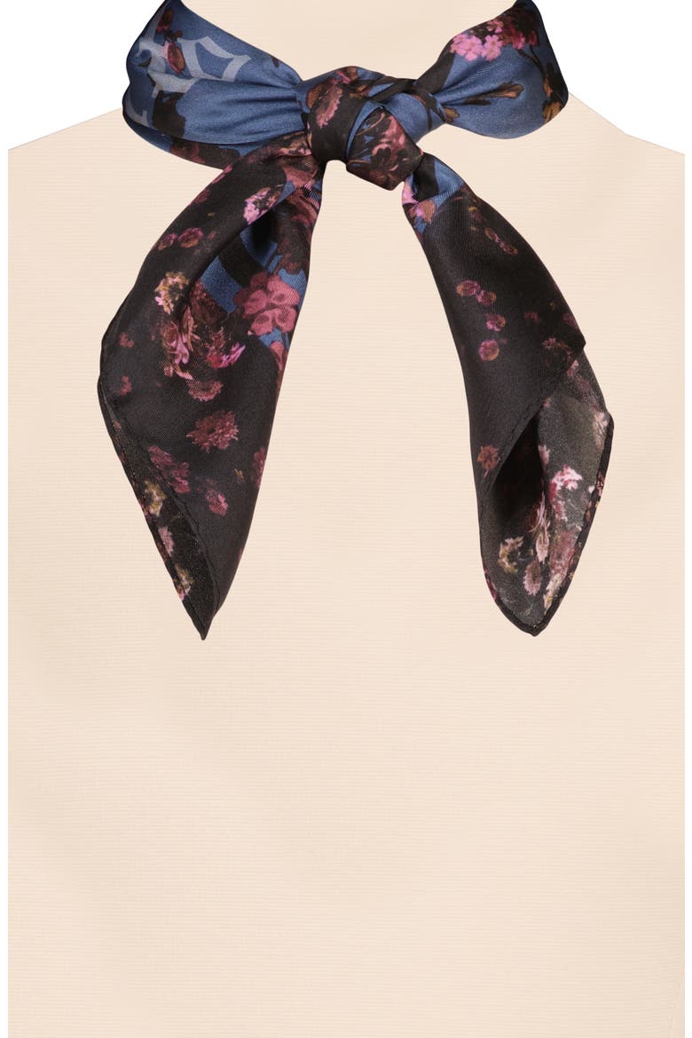 Perta Silk Twill Scarf, Alternate, color, BLUE MULTI