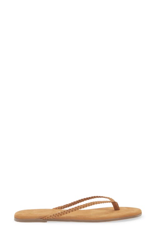 Tkees Lily Braid Flip Flop In Brown
