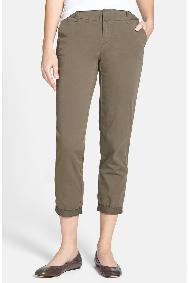 Crop Chinos, Main, color, OLIVE TUSCAN