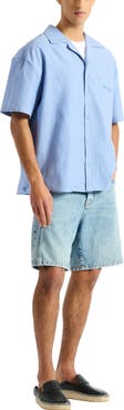 Balmain Vintage Shirt in Herringbone Poplin