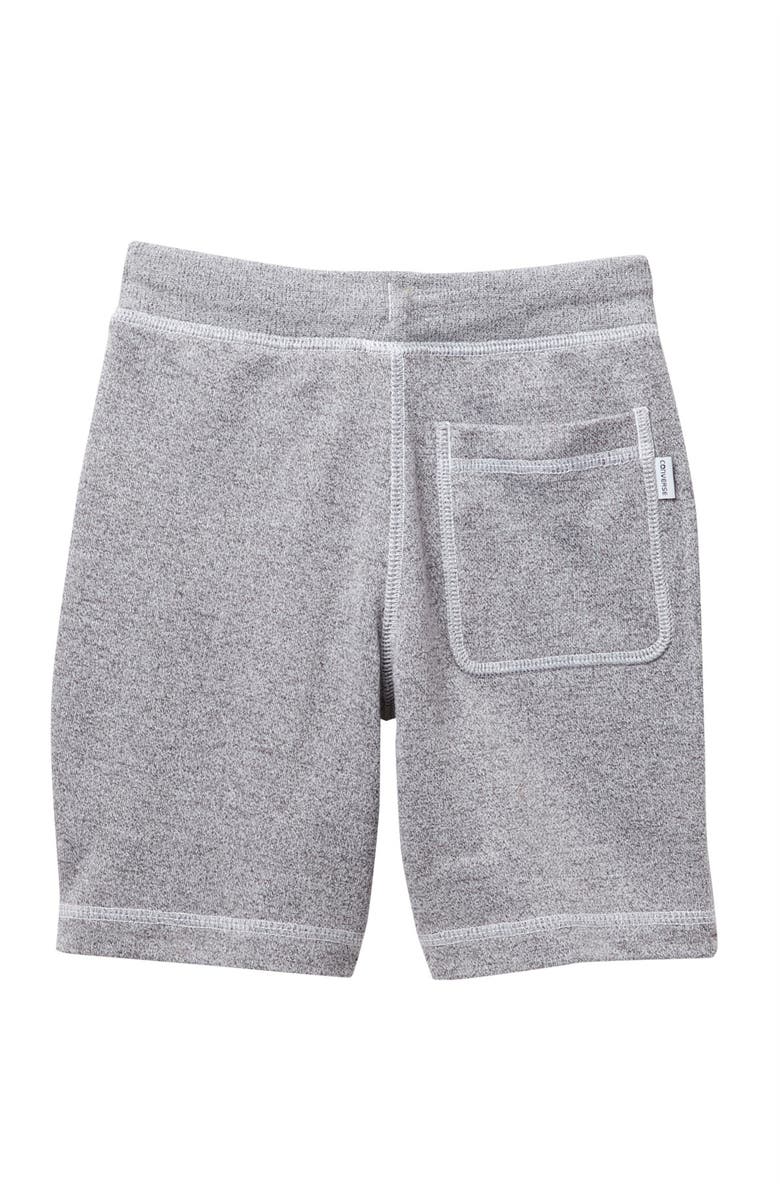 Converse Heathered Drawstring Shorts, Alternate, color, 