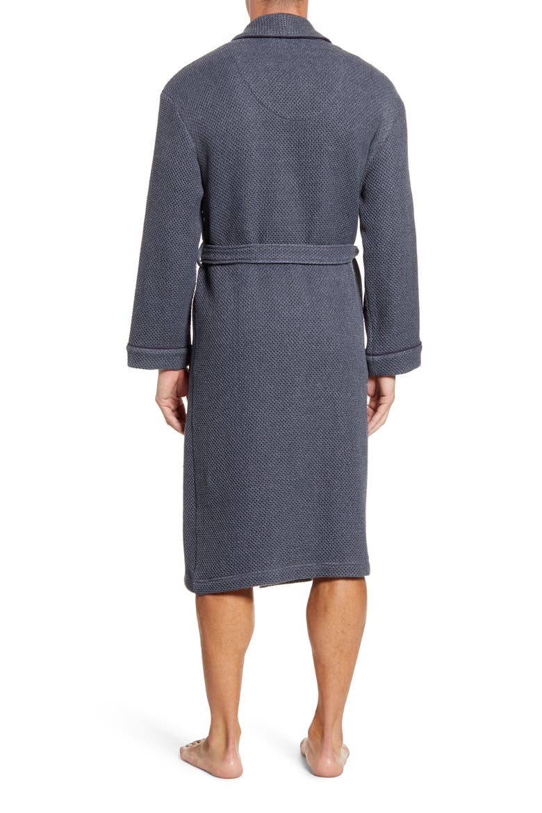 Weathered Honeycomb Robe, Alternate, color, FOG