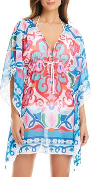 BLEU by Rod Beattie Print Cover-Up Dress