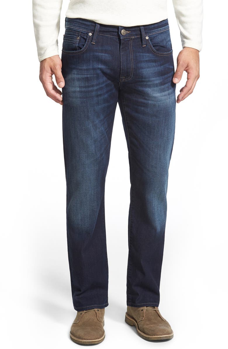 Mavi Jeans Zach Straight Leg Jeans, Main, color, Dark Williamsburg