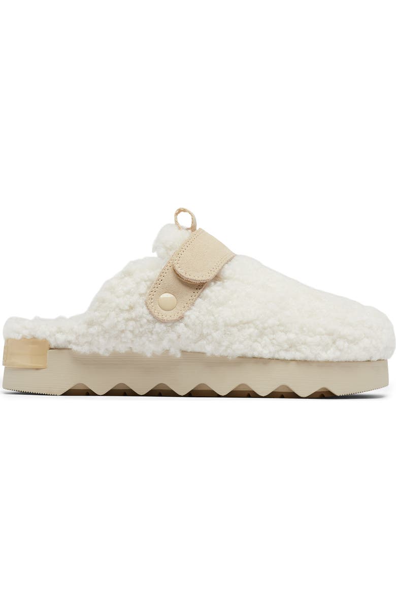 SOREL Viibe Faux Shearling Clog, Alternate, color, Natural/ Bleached Ceramic