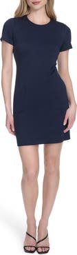 Calvin Klein Short Sleeve Ponte Sheath Dress