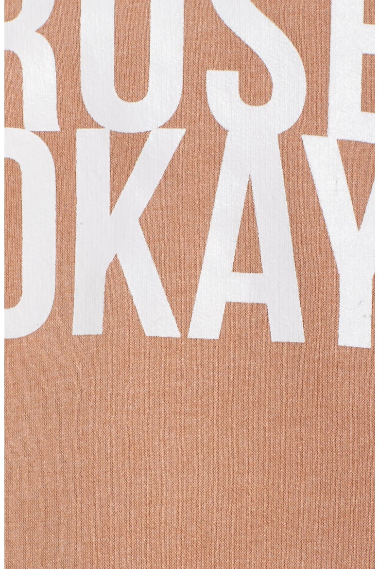 Rosé Okay Sweatshirt, Alternate, color, BEIGE