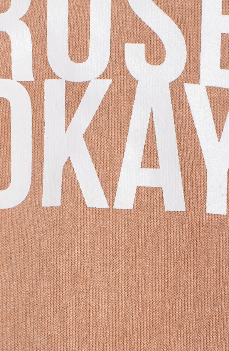 BRUNETTE the Label Rosé Okay Sweatshirt, Alternate, color,