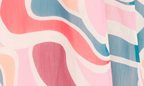 Donna Morgan Sleeveless Chiffon Maxi Dress In Rosebloom/paradise Pink