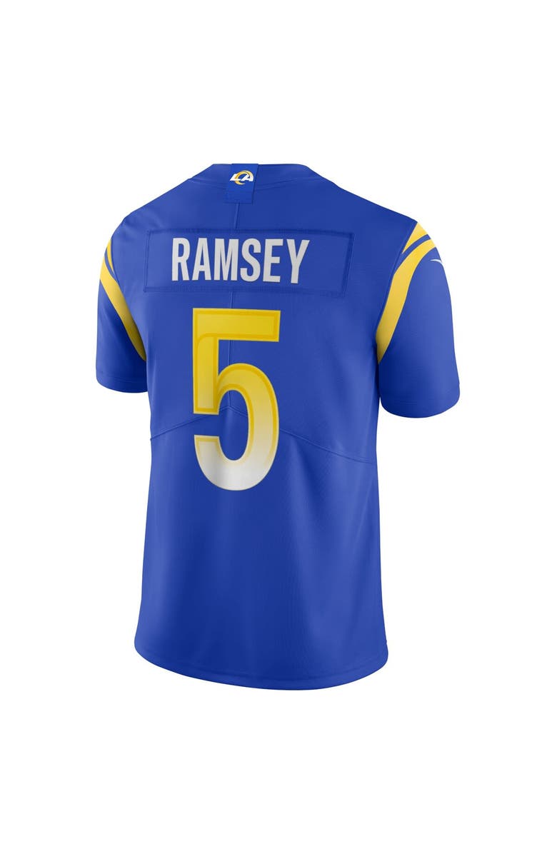 Nike Men's Nike Jalen Ramsey Royal Los Angeles Rams Team Vapor Limited Jersey, Alternate, color, 