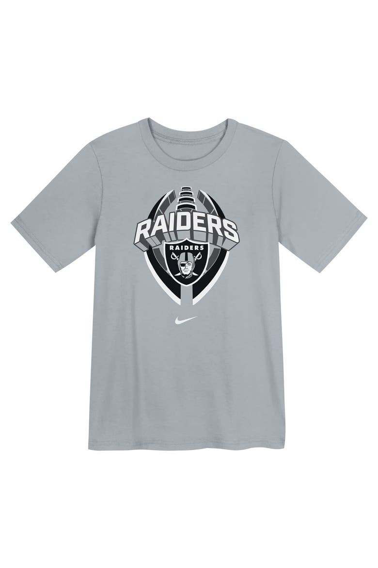 Preschool Nike Gray Las Vegas Raiders Icon Legend Performance T-Shirt, Alternate, color, Gray