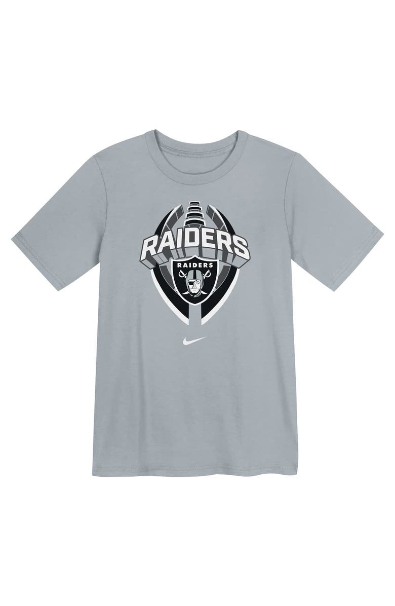 Nike Preschool Nike Gray Las Vegas Raiders Icon Legend Performance T-Shirt, Alternate, color, Gray
