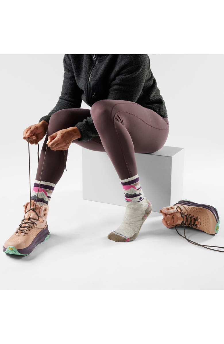 Smartwool Mountain Moon Hike Light Cushion Crew Socks, Alternate, color, Ash