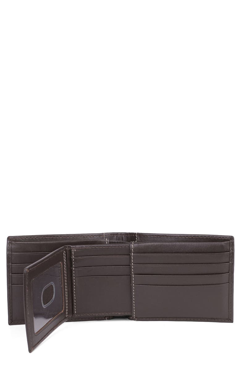 BUXTON RFID Convertible Leather Thinfold Wallet, Alternate, color, Brown
