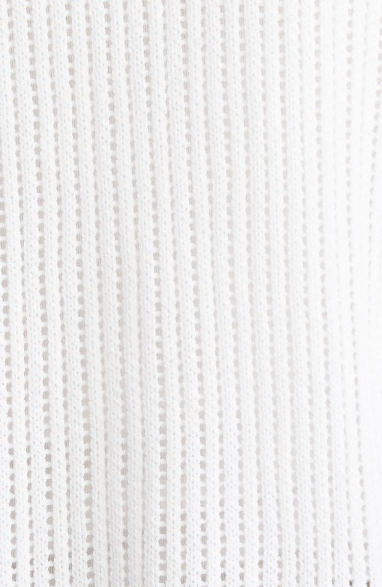 Caslon<sup>®</sup> Cotton Blend Pointelle Cardigan, Alternate, color, 