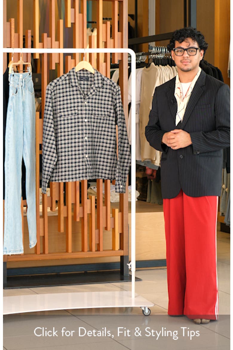 Horton Plaid Cotton Button-Up Shirt video