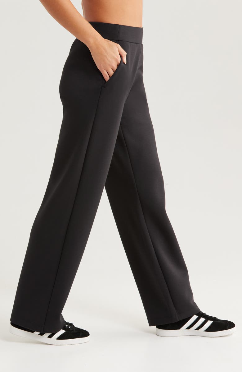 Zella Luxe Wide Leg Pocket Pants, Alternate, color,