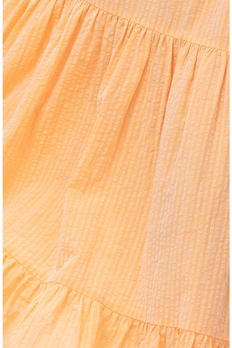 Cotton & Linen Maternity Maxi Dress, Alternate, color, LIGHT/ PASTEL ORANGE