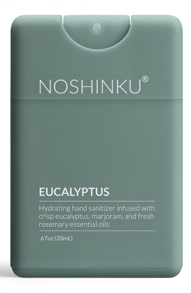 NOSHINKU Refillable Rejuvenating Travel Size Hand Sanitizer, Main, color, Eucalyptus