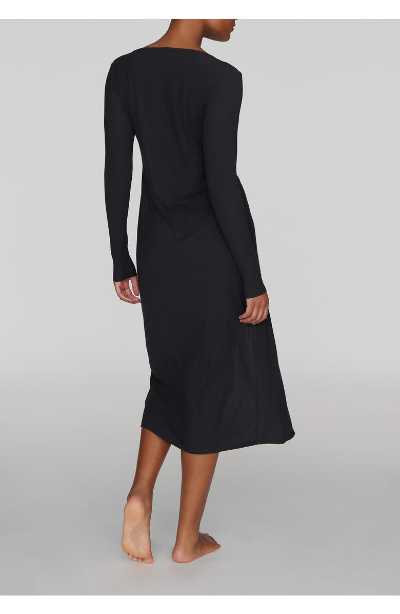 CUUP The Long Button Cardigan, Alternate, color, Black