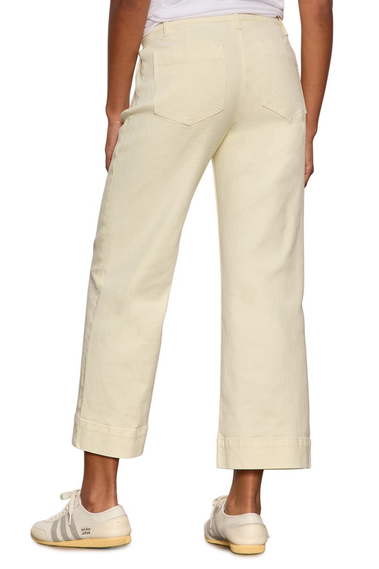 The Marine Crop Denim Pants, Alternate, color, WASHED LEMON YELLOW