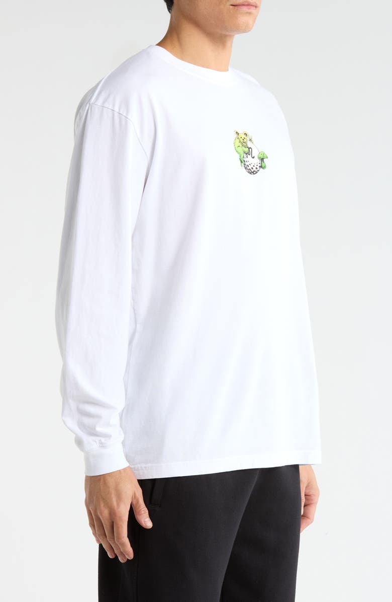 Malbon Golf Grateful Dead Gorse Long Sleeve Graphic T-Shirt, Alternate, color, White