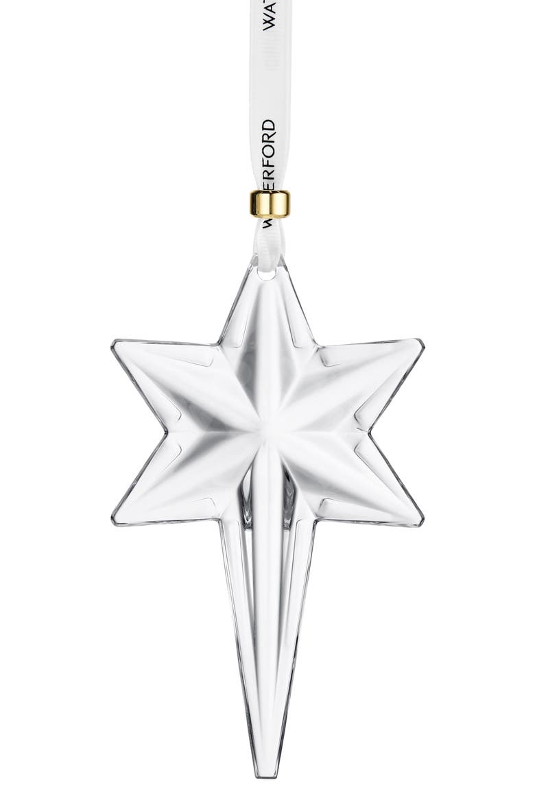 2025 Annual Snowstar Crystal Ornament, Alternate, color, NO COLOR