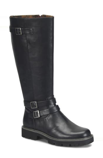 Korks Fay Knee High Boot In Black
