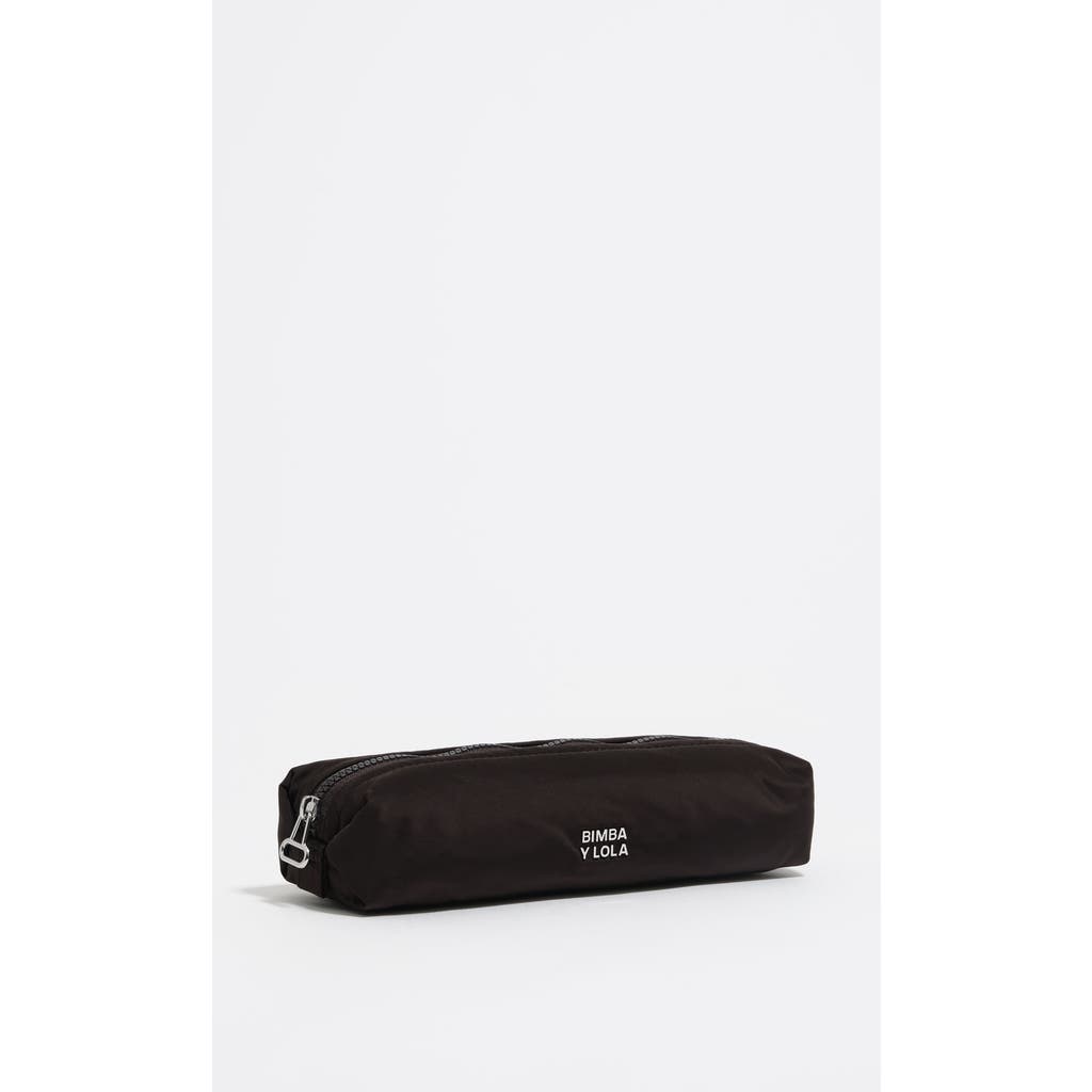 Bimba Y Lola Nylon Make-up Case In Black