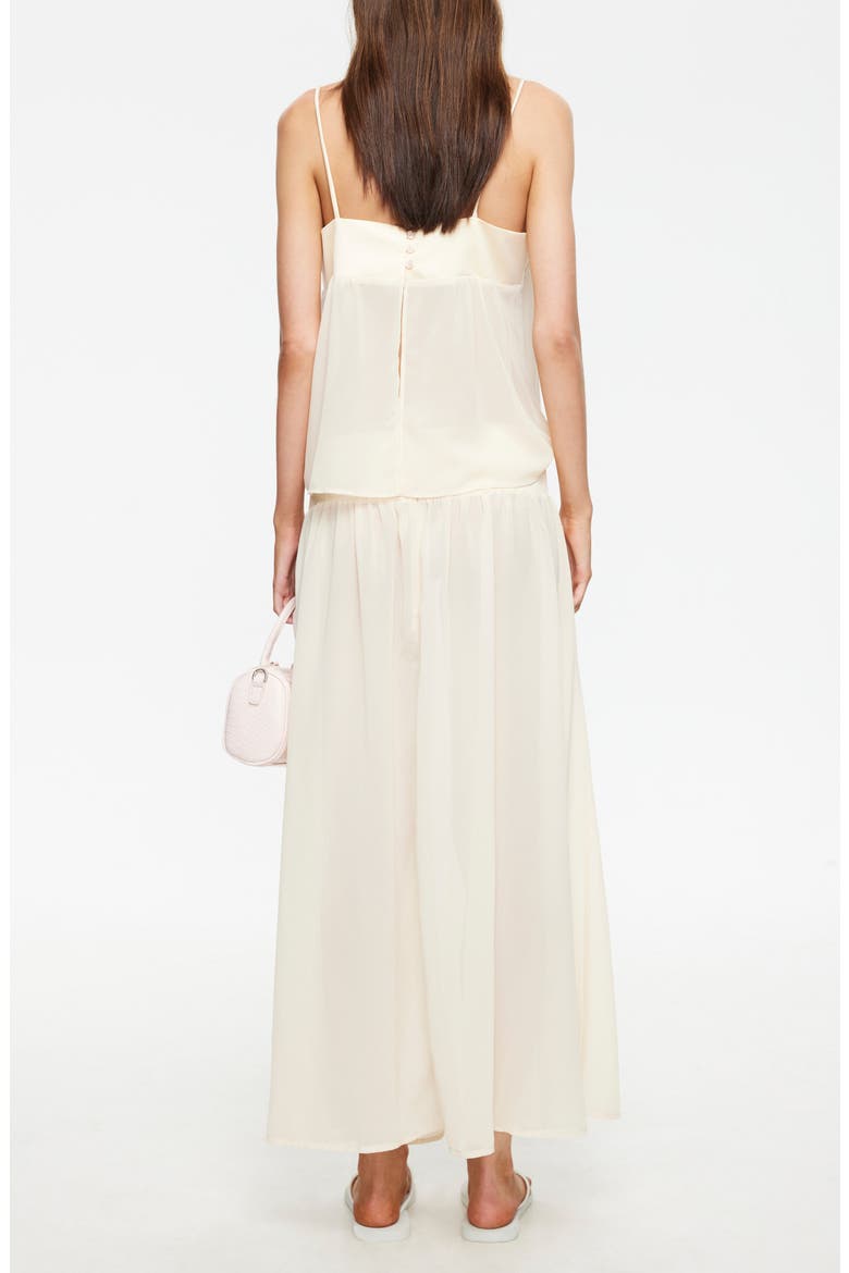 Gracia Sleeveless Chiffon Maxi Dress, Alternate, color, HONEY