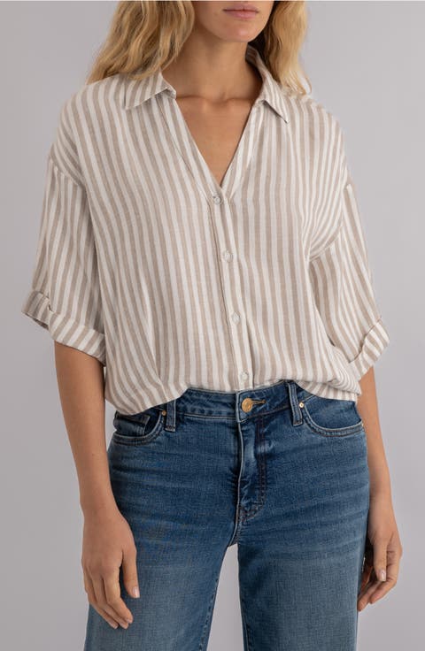 Donna Stripe Shirt