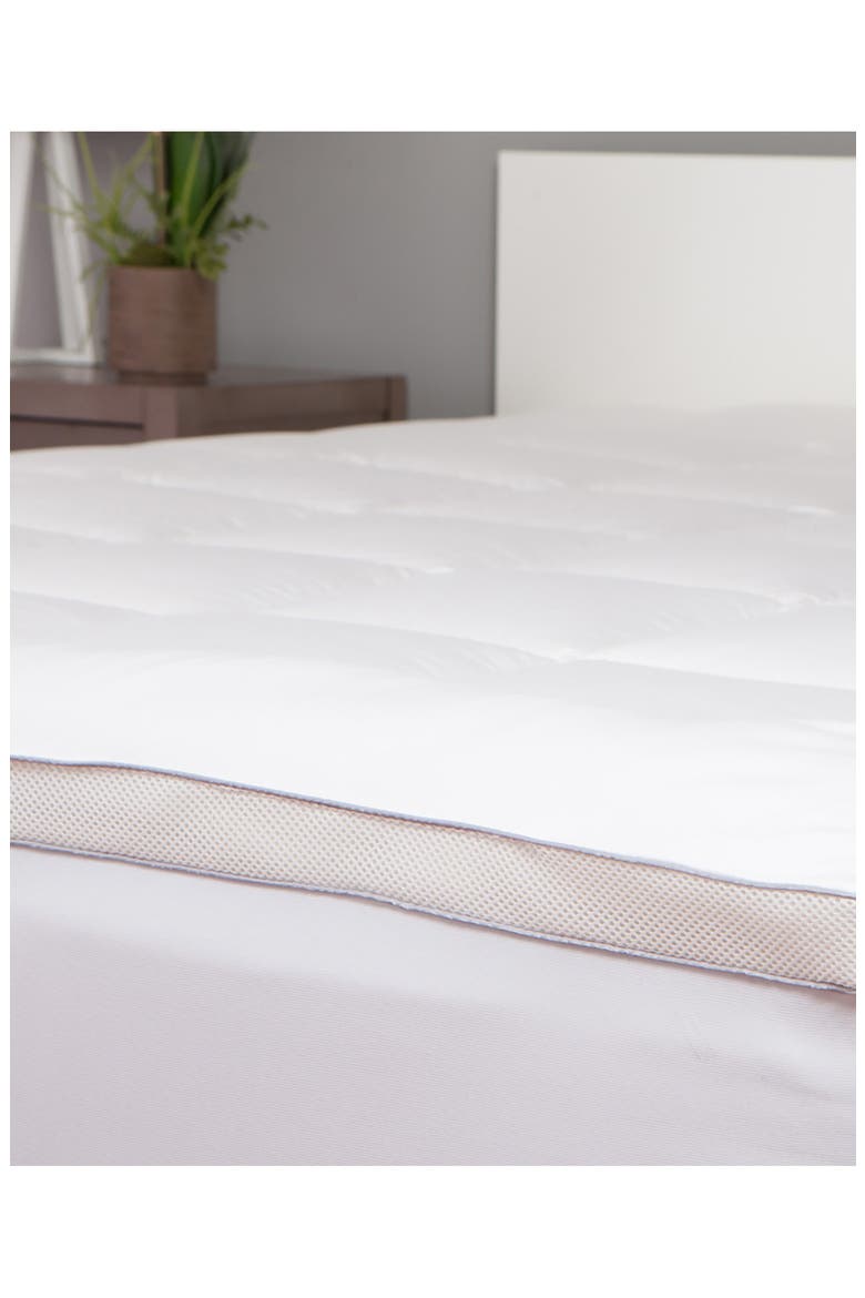 Powernap Twin Active Energy Performance Mattress Pad, Alternate, color, WHITE