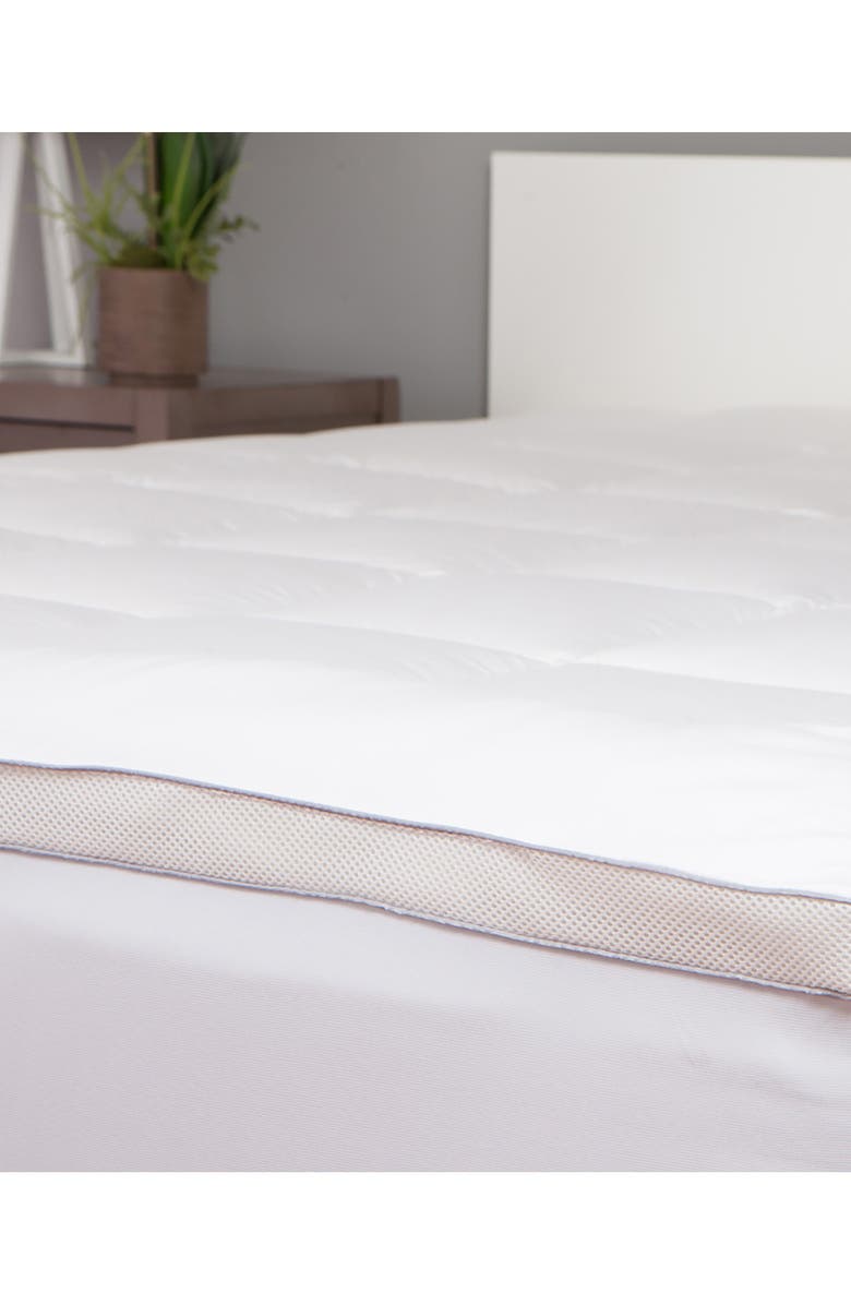 Allied Home Powernap Twin Active Energy Performance Mattress Pad, Alternate, color, White