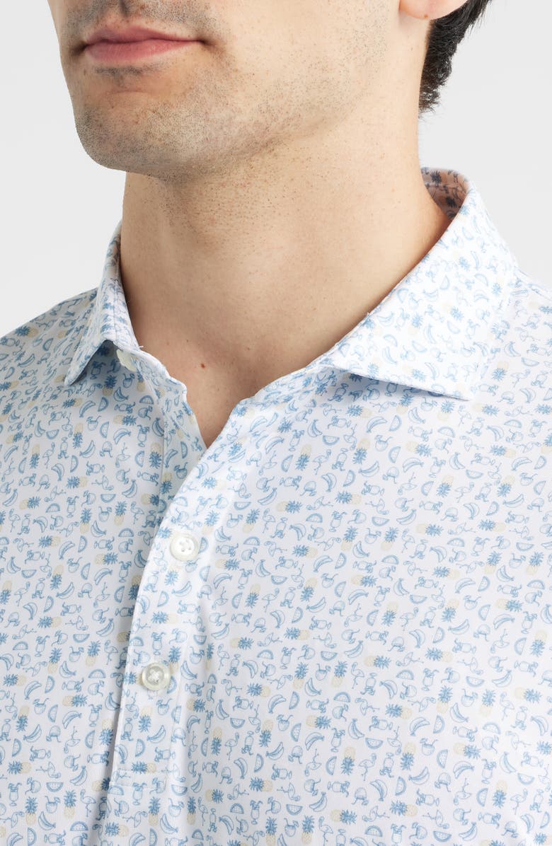 johnnie-O Cabana Bar Performance Jersey Polo, Alternate, color,