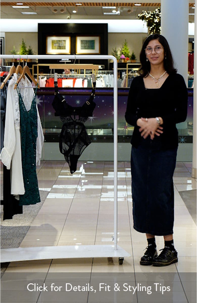 Lace Underwire Bodysuit, sales video thumbnail