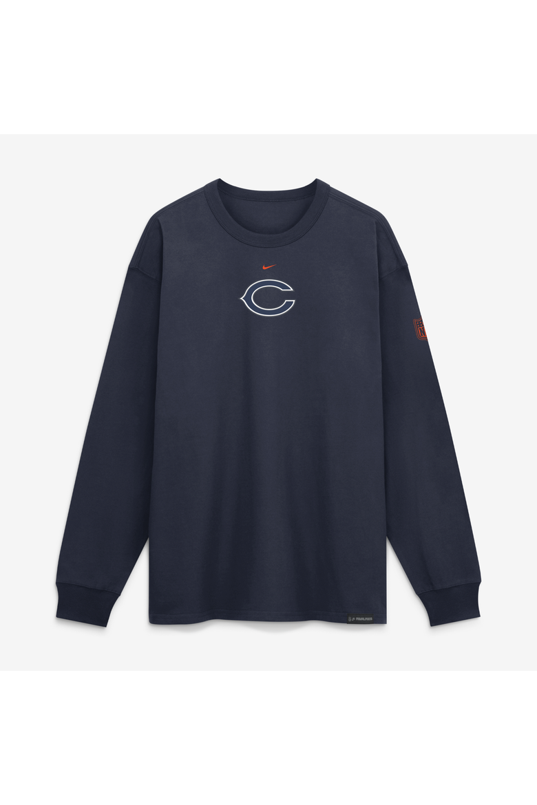 Men's Nike  Navy Chicago Bears 2026 Rivalries Collection Max90 Long Sleeve T-Shirt, Alternate, color, Navy