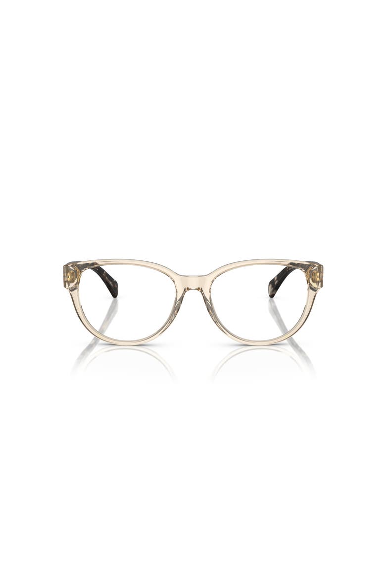 54mm Oval optical glasses, Alternate, color, Brown