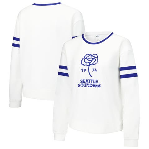 Women's Concepts Sport White Seattle Sounders FC Borough Long Sleeve Top