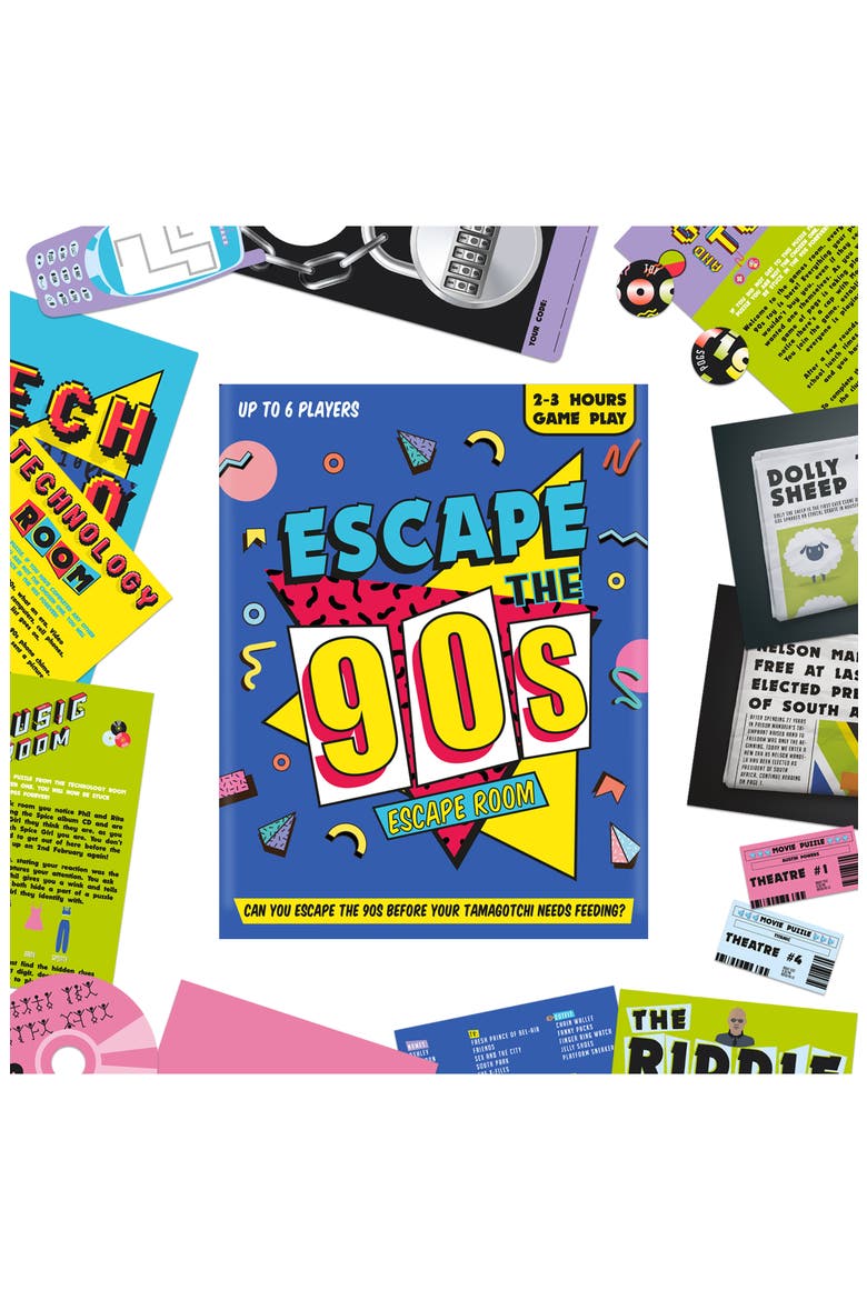 Escape the '90s Escape Room Game, Alternate, color, NO COLOR