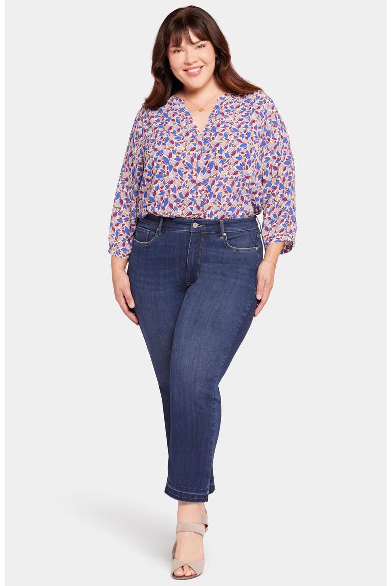 Marilyn High Waist Release Hem Ankle Straight Leg Jeans, Alternate, color, WONDERLAND