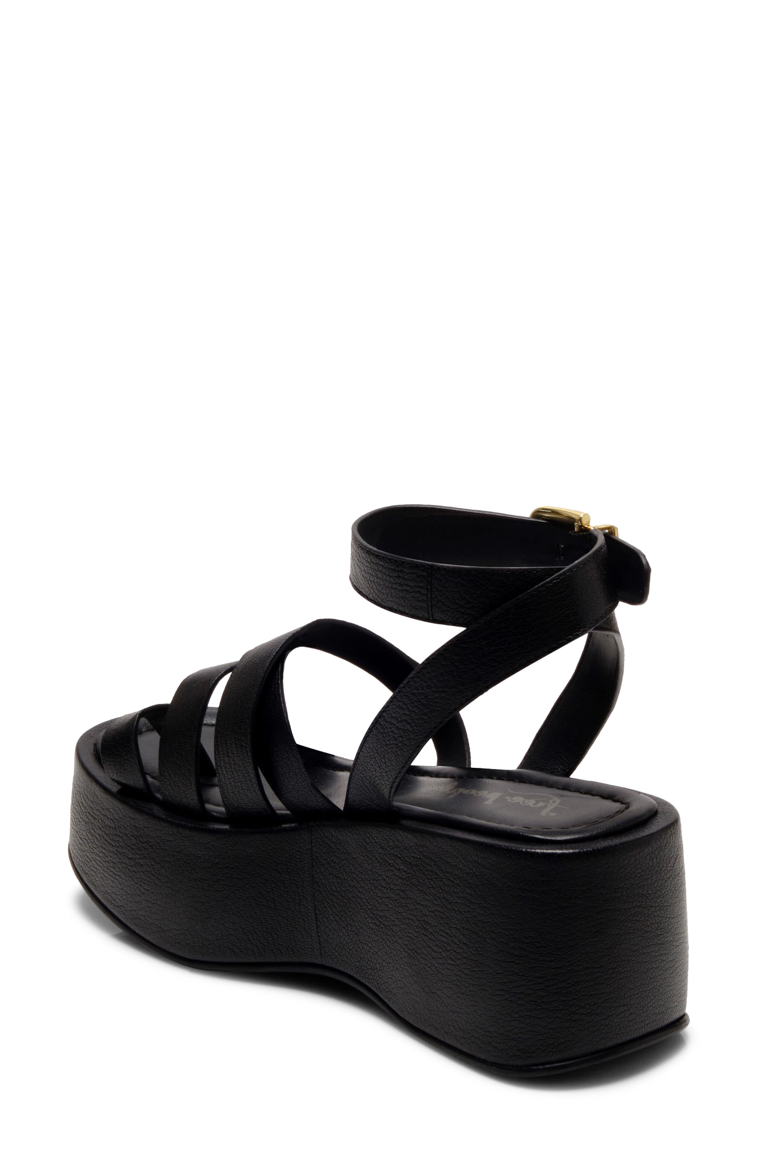 Free People Hazel Platform Sandal, Alternate, color, Black
