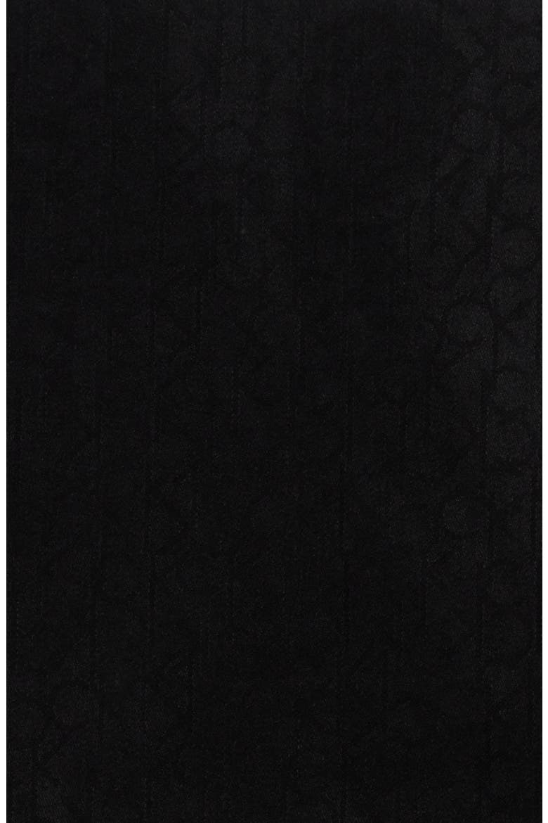 Monogram Logo Pashmina Scarf, Alternate, color, BLACK