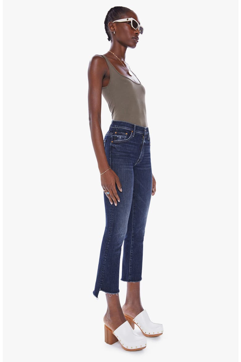 The Insider Step Hem Crop Bootcut Jeans, Alternate, color, TEAMING UP