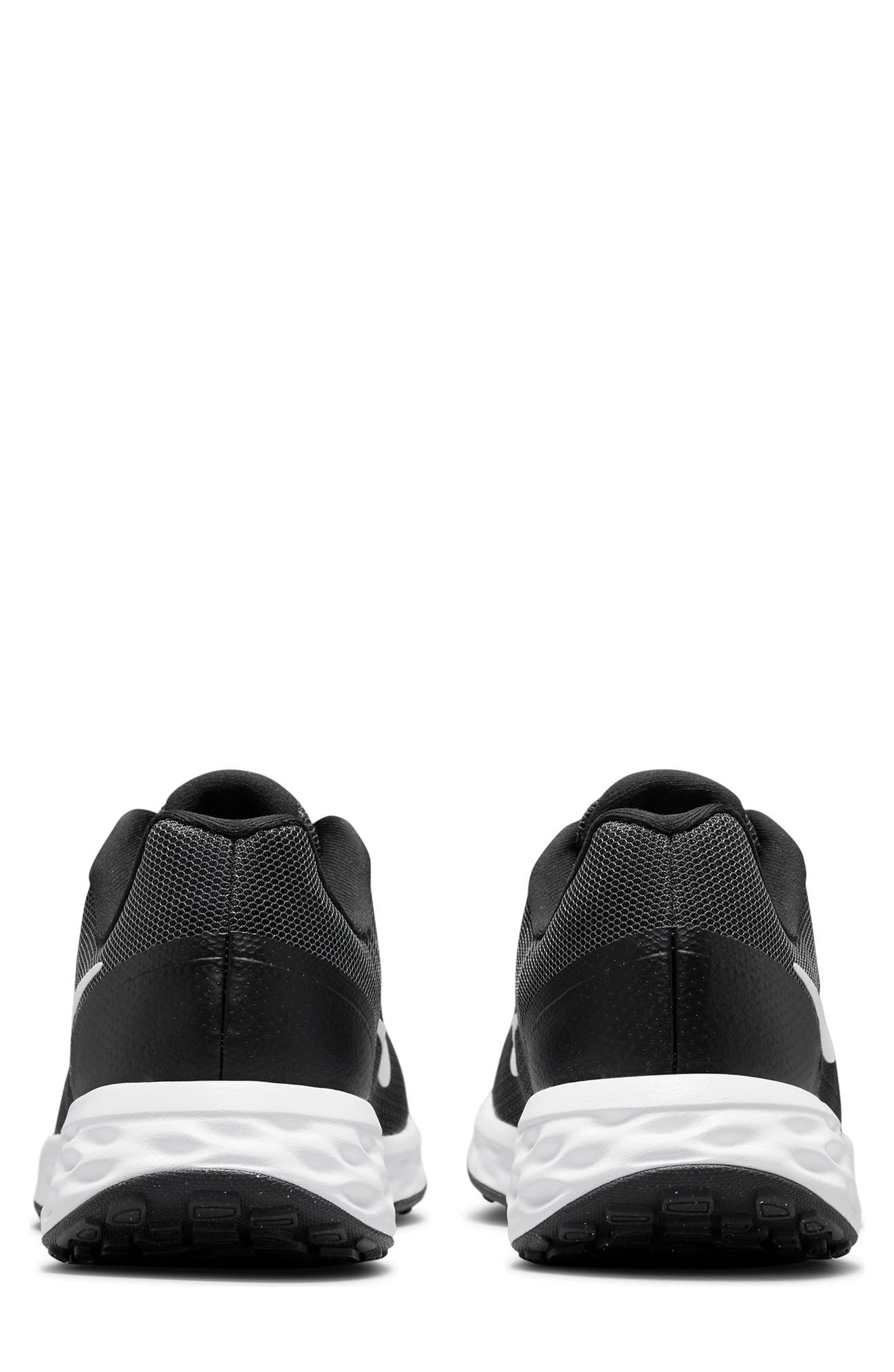 Nike Revolution 6 Running Shoe, Alternate, color, Black/White