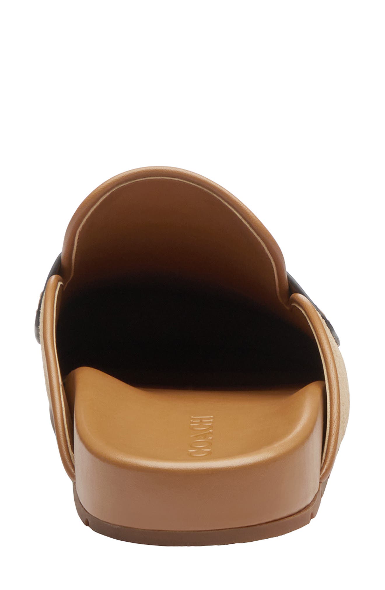 COACH Sculpted C Suede Clog, Alternate, color, 