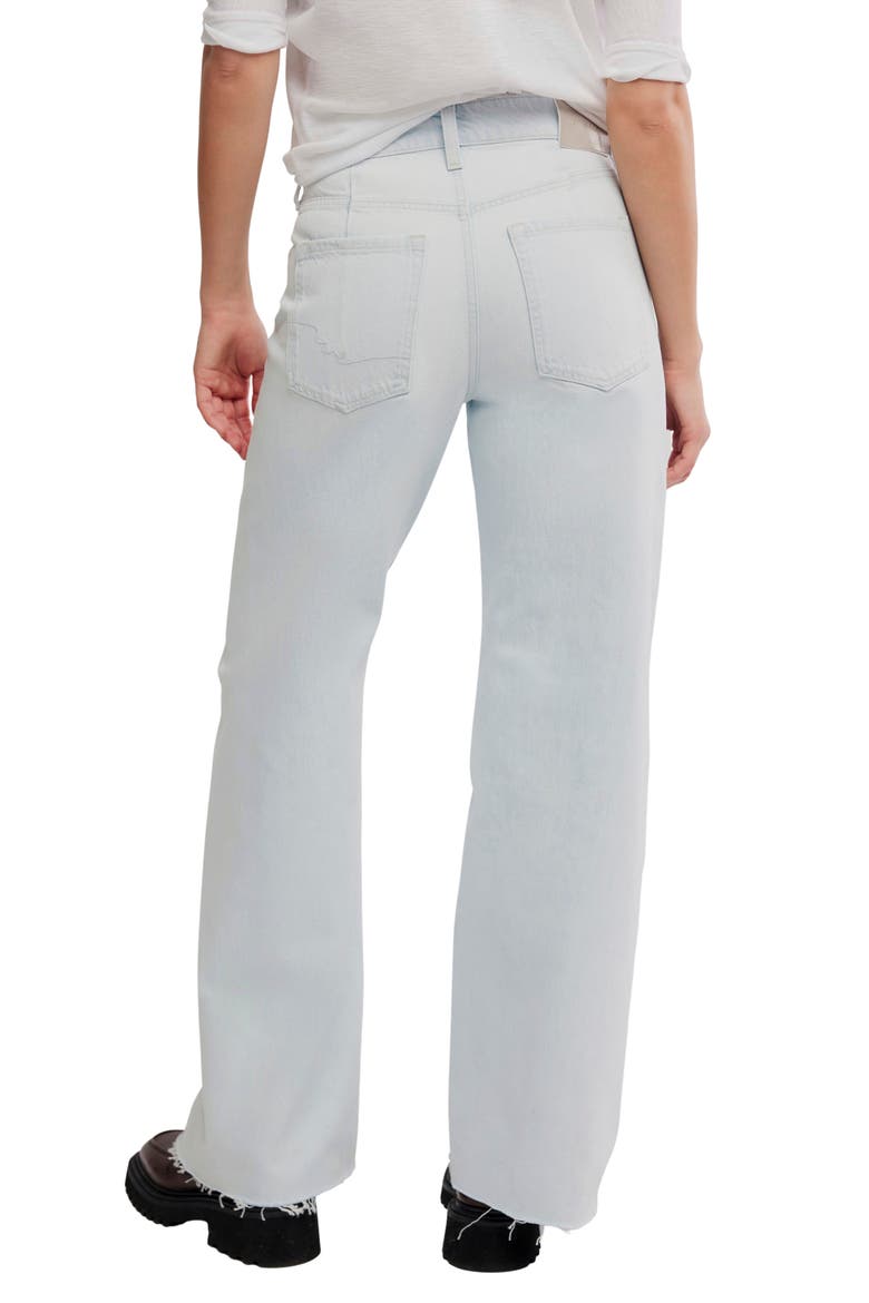 Alter Ego Raw Hem Wide Leg Boyfriend Jeans, Alternate, color, REALITY CHECK