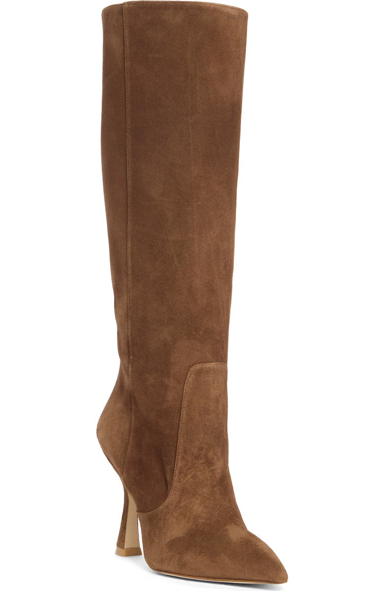 Stuart Weitzman Parton 100 Stiletto Boot, Main, color, Espresso