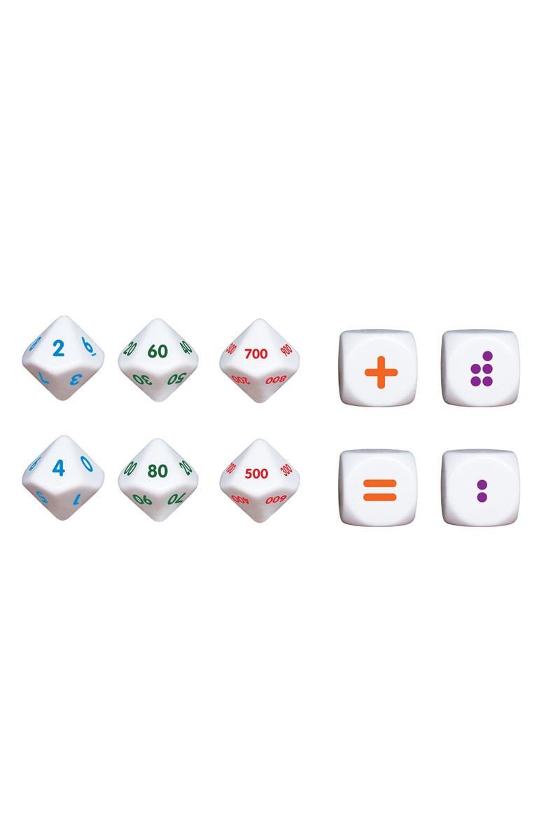 Junior Learning Roll A Sum Dice Game, Alternate, color, Multicolored