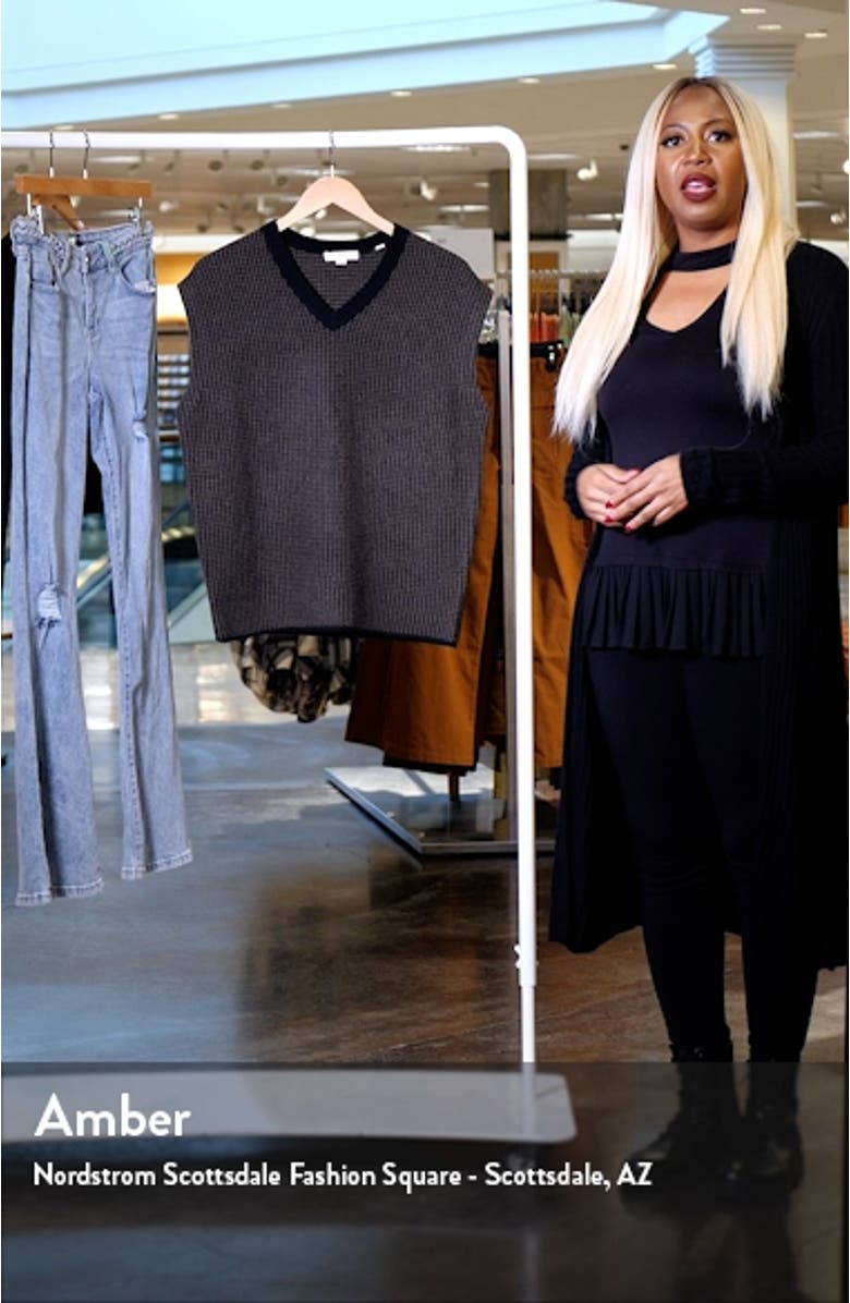 Houndstooth Check Wool & Cashmere Sweater, sales video thumbnail